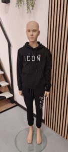 By Icon2 Joggingpak Zwart Kinder (010302005)
